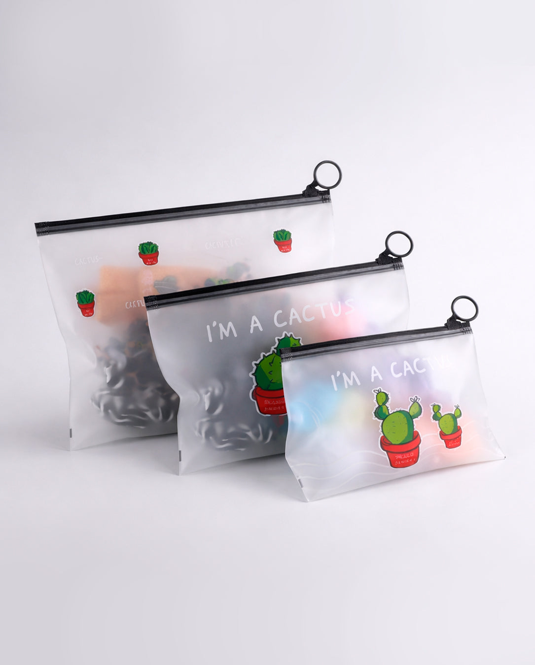 Kit 20/30/50 Unidades Bolsa Necessaire Transparente Prova D' Água