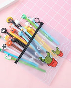 Kit 20/30/50 Unidades Bolsa Necessaire Transparente Prova D' Água