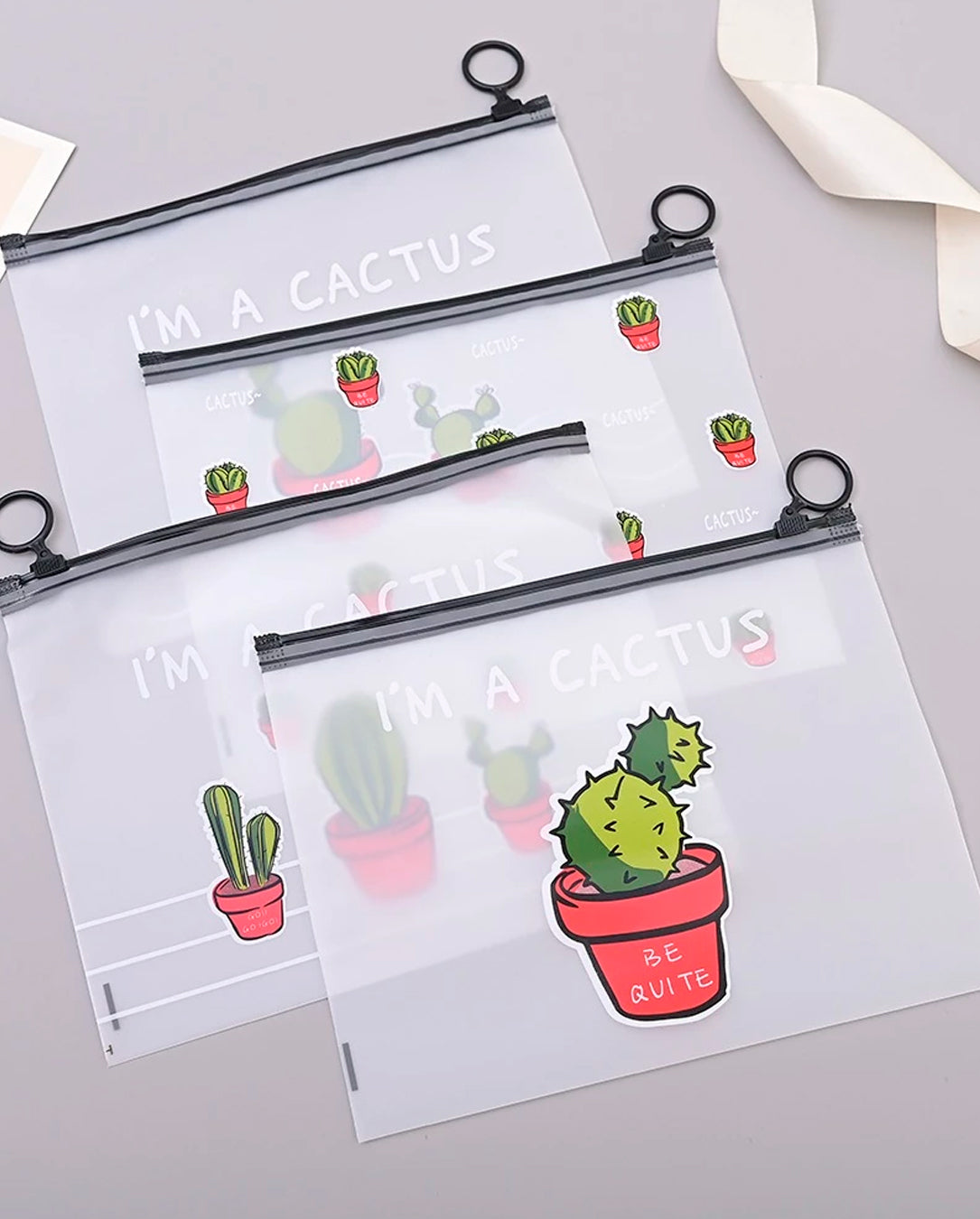 Kit 20/30/50 Unidades Bolsa Necessaire Transparente Prova D' Água
