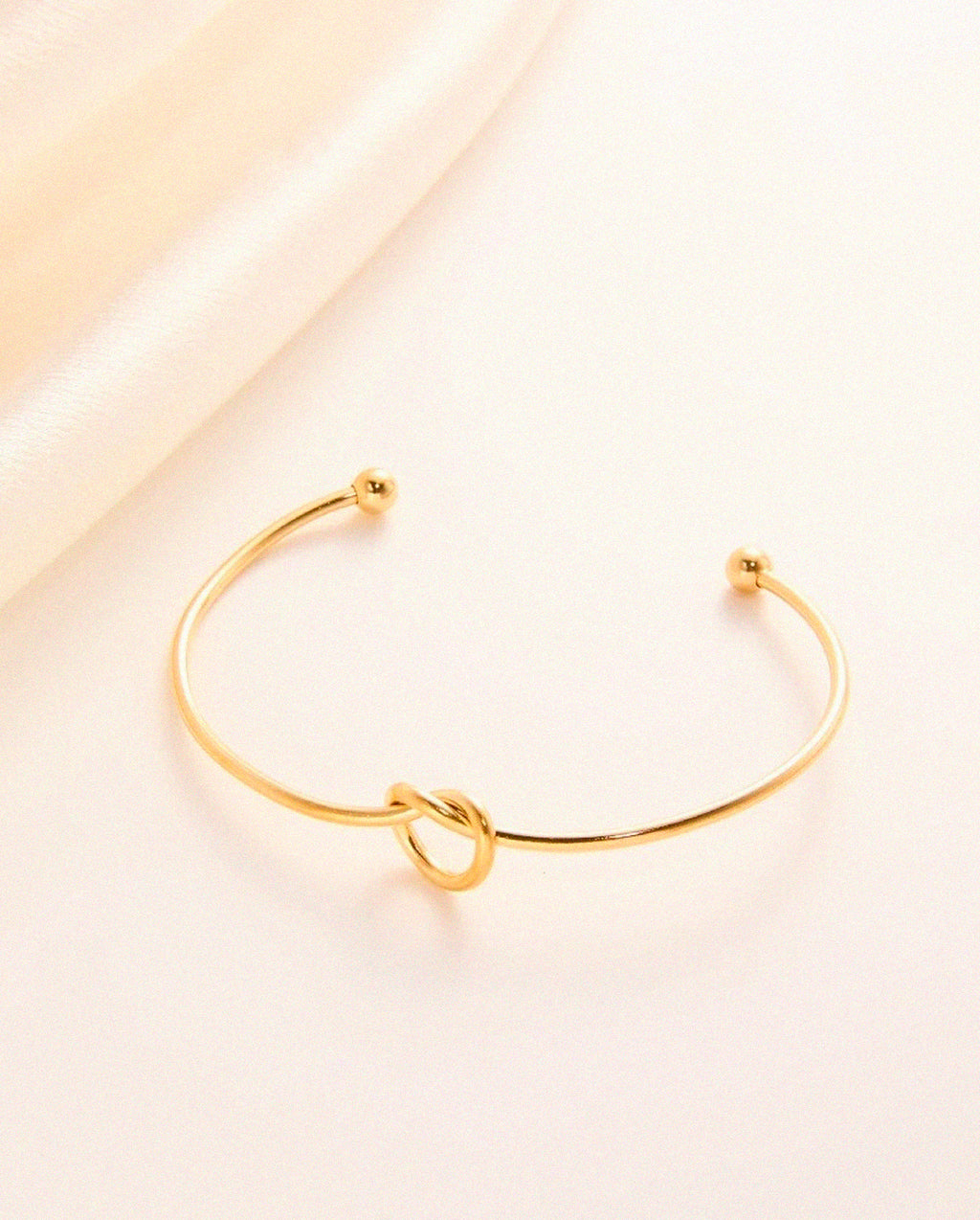 Kit Choker Pulseira e Brinco Aro Nó Folheado a Ouro 18k