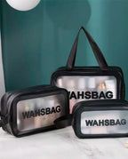 Kit 3 Bolsas Necessaire Impermeável Washbag Bolsa Organizadora Multifuncional