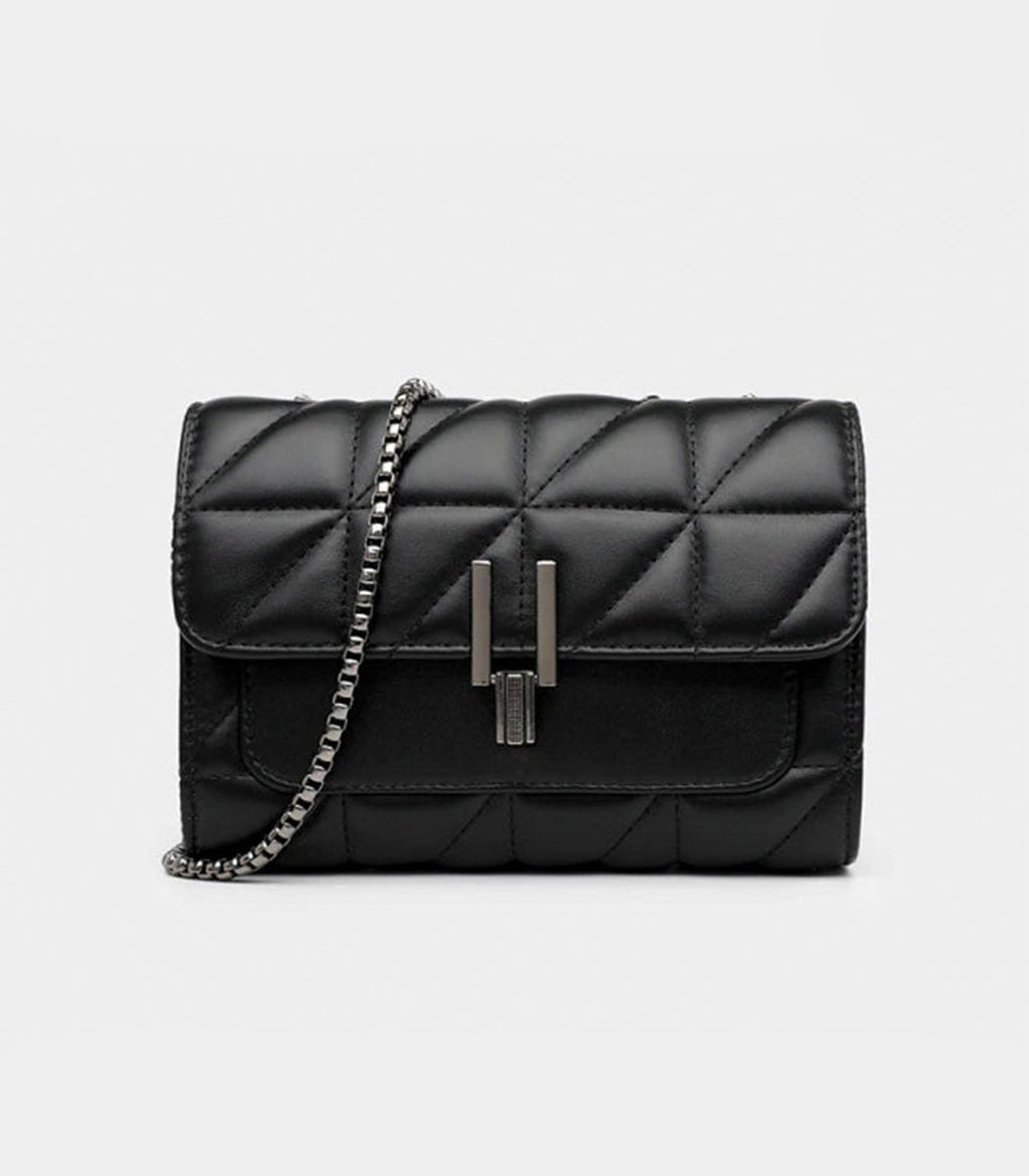 Bolsa Transversal Modelo Helô Fashion Ombro Crossbody Alça Corrente
