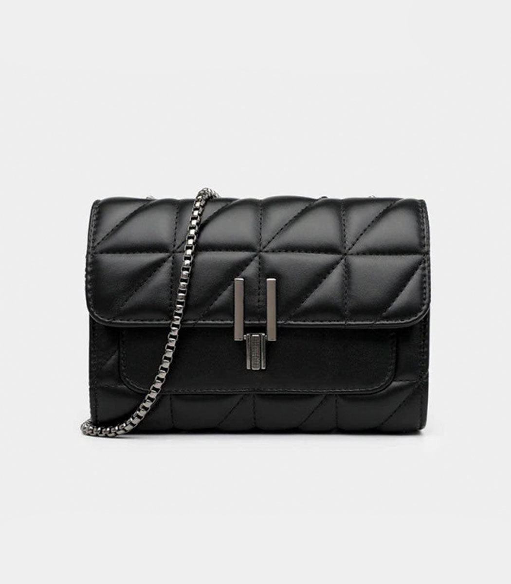Bolsa Transversal Modelo Helô Fashion Ombro Crossbody Alça Corrente