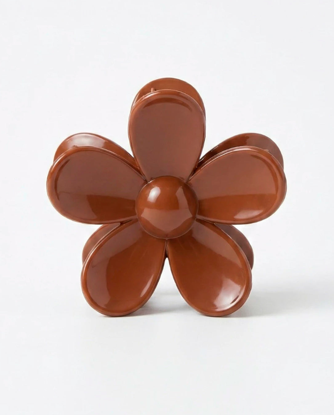 Presilha De Garra Feminina Flor de Camellia De Alta Ponytail