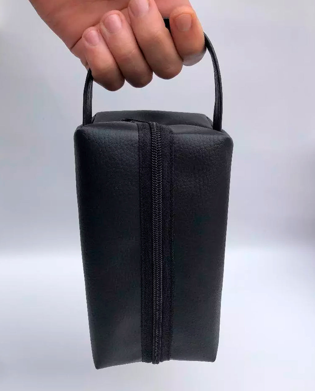 Bolsa Necessaire De Mão Unissex Em Couro Sintético Impermeável