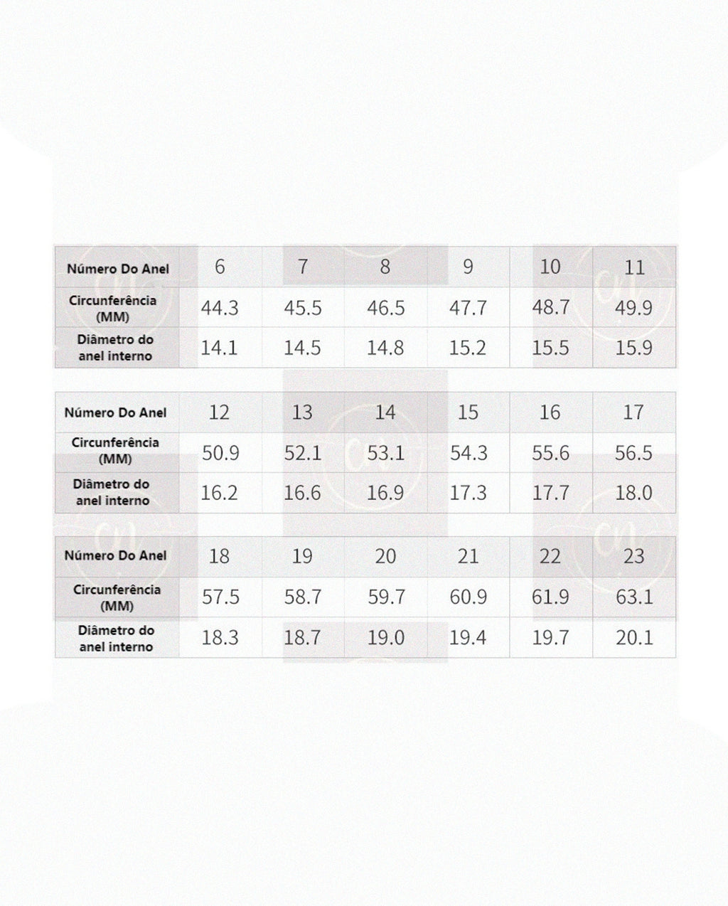 Kit 2 Anéis Aparadores Femininos em Aço Inoxidável com Zircônias