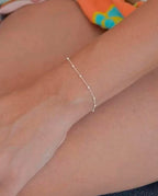 Kit 3 Pulseiras Femininas Banhadas A Ouro 18k A prata 925 Semi Jóia