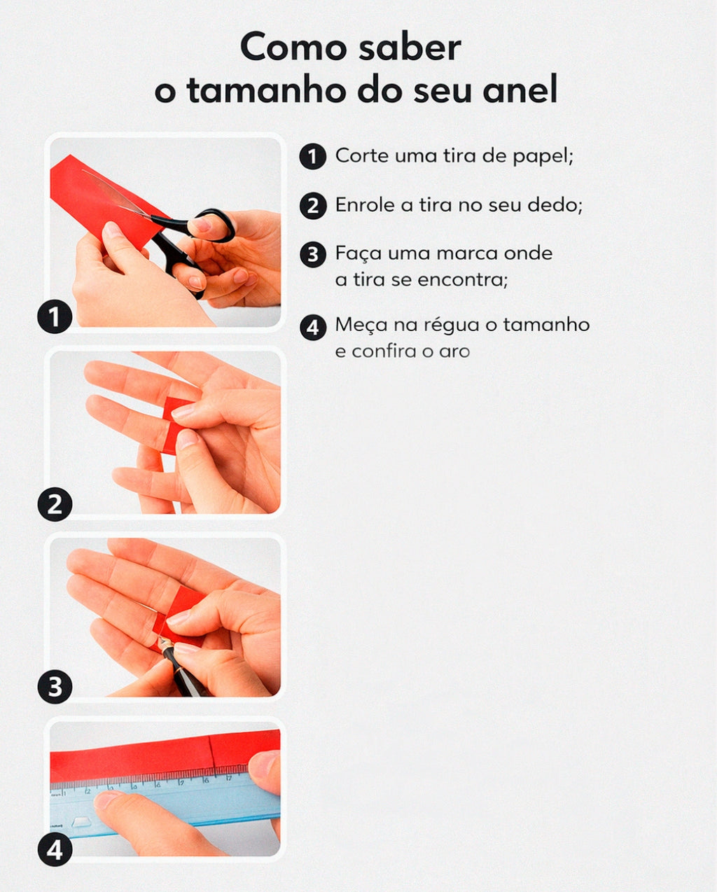 Kit 2 Anéis Aparadores Femininos em Aço Inoxidável com Zircônias