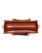 Kit Bolsa De Mão E Carteira Transversal Grande Feminina Modelo Ardari