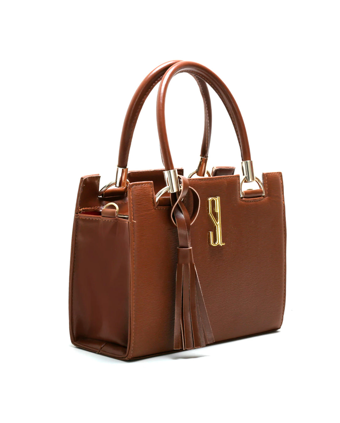Kit Bolsa De Mão E Carteira Transversal Feminina Castelo Luxo