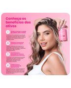 Gummy Original - Hair Suplemento Em Goma Vitamina Para Cabelos E Unhas 60 Gomas