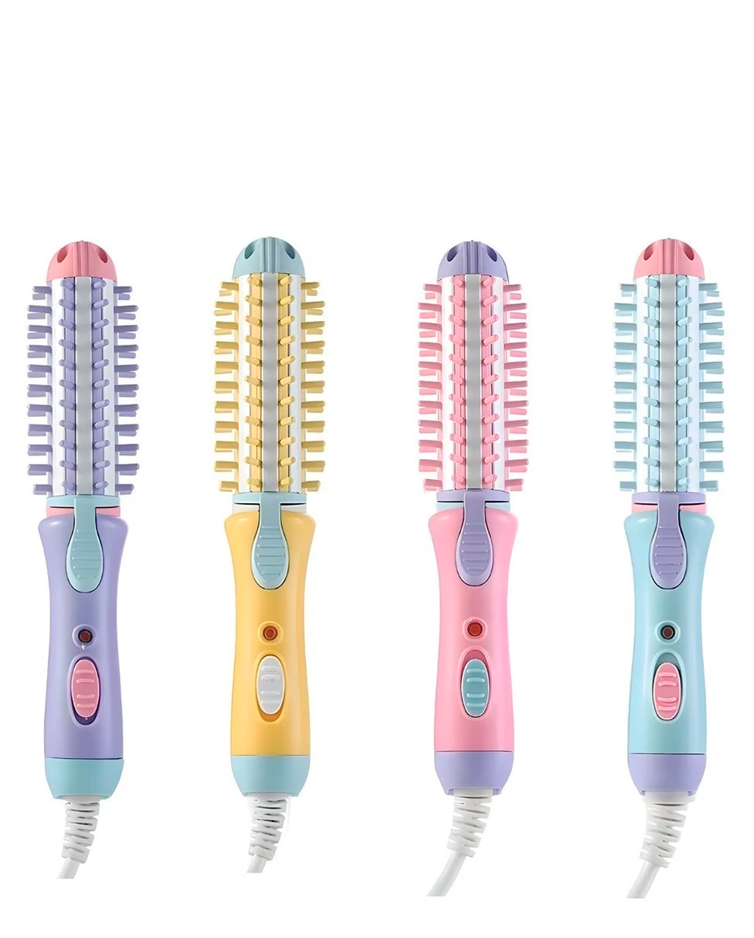 Mini Escova Modeladora Portátil Enrola Alisa Ou Modela Cabelo Bivolt Marisa