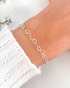 Kit 3 Pulseiras Femininas Banhadas A Ouro 18k A prata 925 Semi Jóia