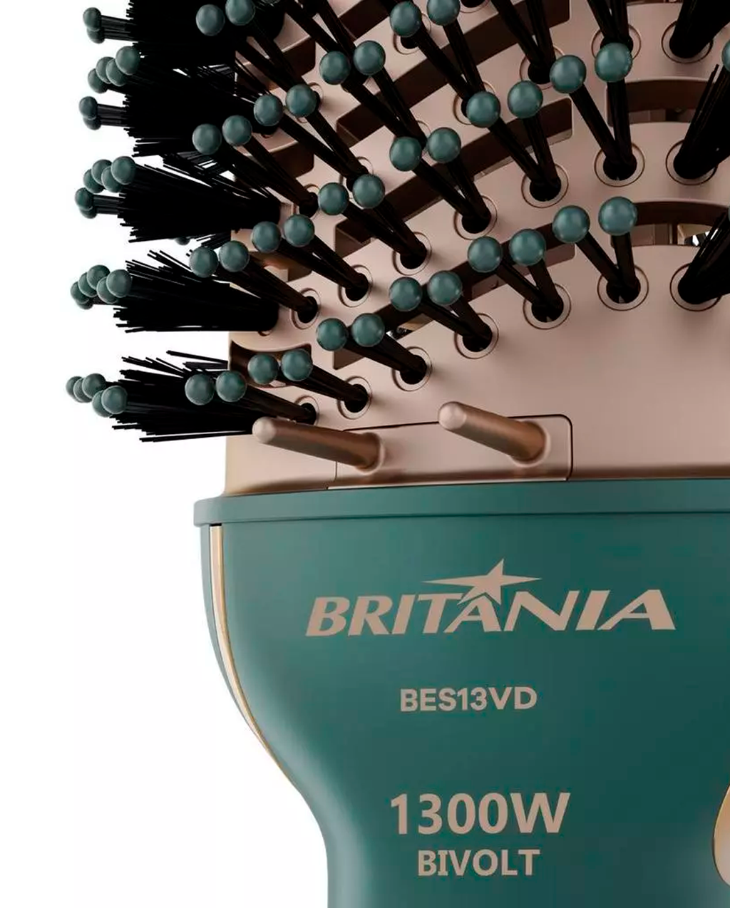 Escova Secadora Britânia 3 em 1 Cerâmica Infrared Bivolt BES13VD