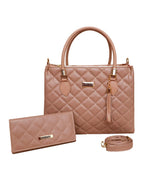 Kit Bolsa De Mão E Carteira Transversal Grande Feminina Modelo Ardari