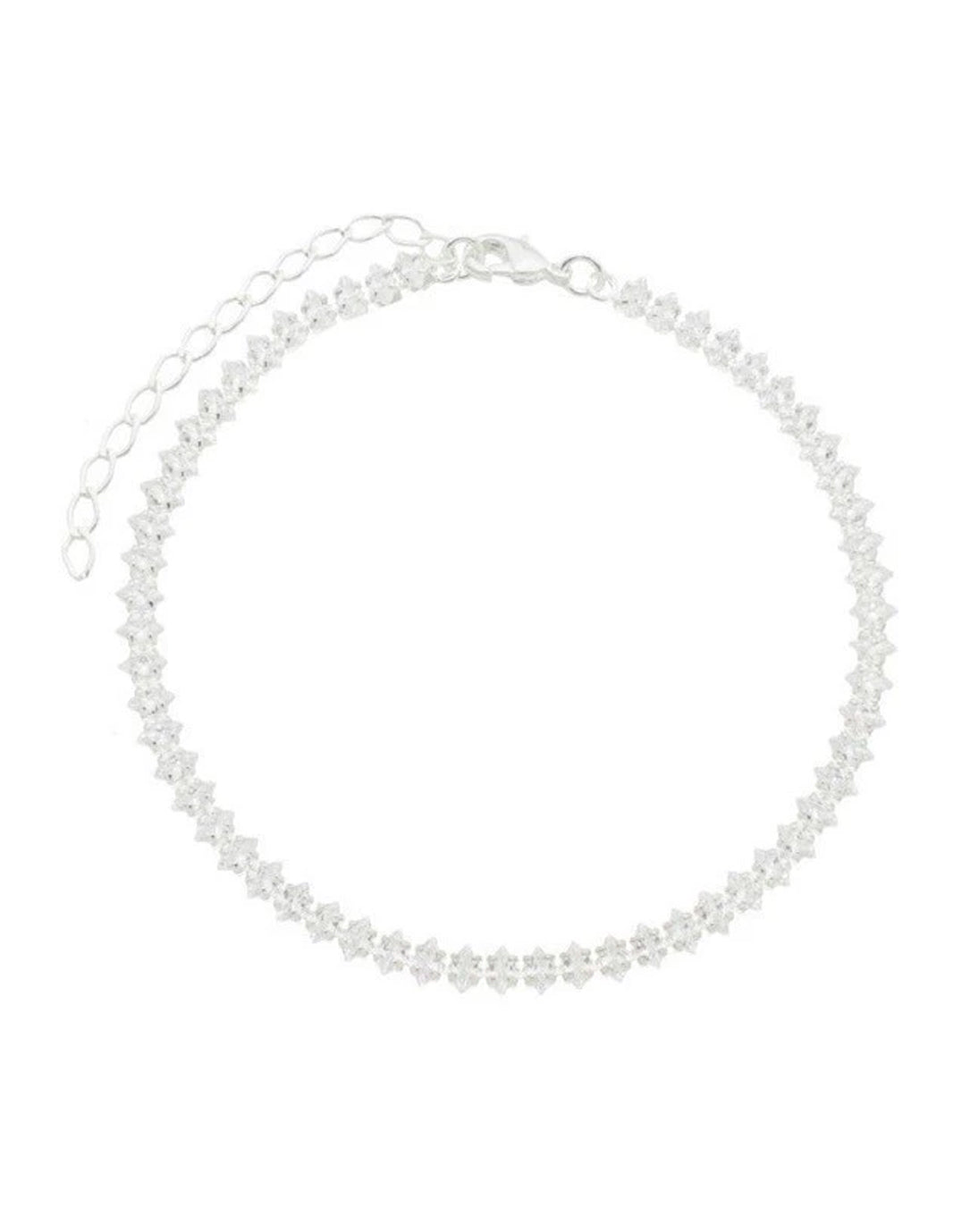 Pulseira Feminina Cravejada De Zircônia Banhada A Prata 925