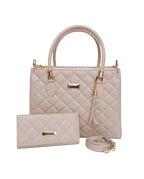 Kit Bolsa De Mão E Carteira Transversal Grande Feminina Modelo Ardari