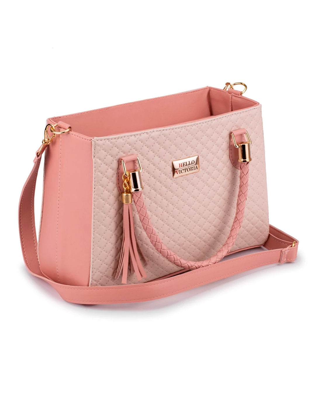 Bolsa Feminina Salete Média Com Alça De Mão E Transversal Design Matelassê