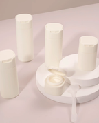 Kit 5 Frascos De Viagem PE Alta Qualidade Cosméticos Skincare Shampoo Sabonete Líquido