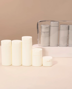 Kit 5 Frascos De Viagem PE Alta Qualidade Cosméticos Skincare Shampoo Sabonete Líquido