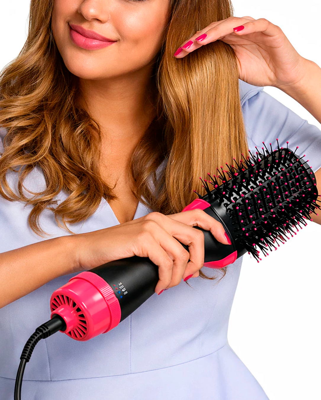 Escova Secadora 3 em 1 Profissional | 1000W | Alisa Seca Modela com Íons Antifrizz | 110V