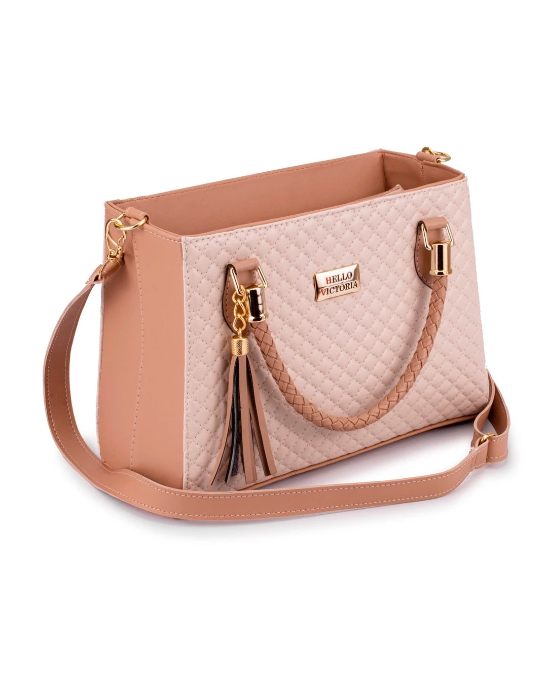 Bolsa Feminina Salete Média Com Alça De Mão E Transversal Design Matelassê