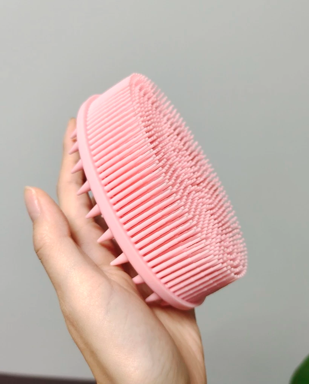 Escova De Banho E Lavagem Do Cabelo Dupla Face De Silicone Para Massagem Suave Das Crianças