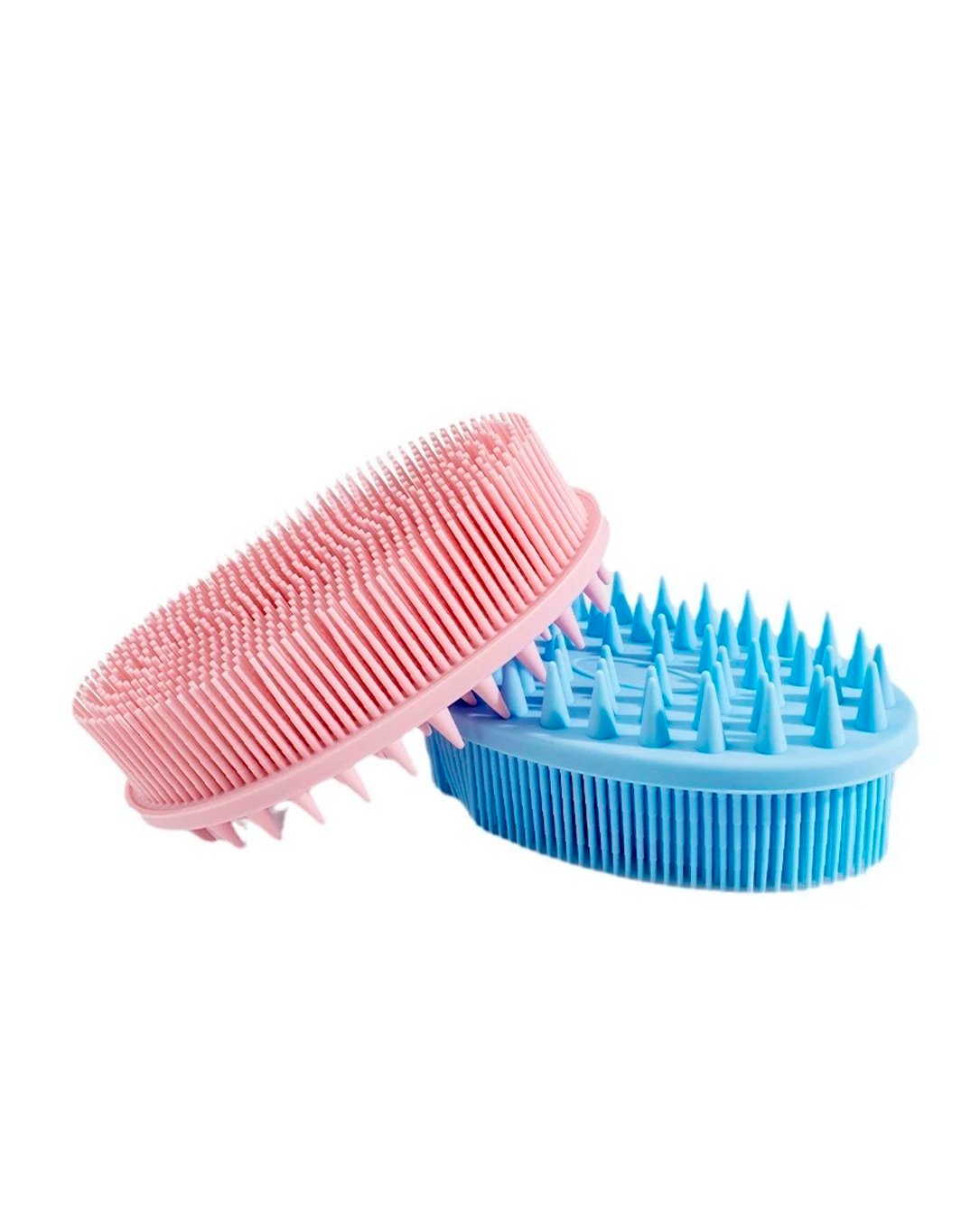 Escova De Banho E Lavagem Do Cabelo Dupla Face De Silicone Para Massagem Suave Das Crianças