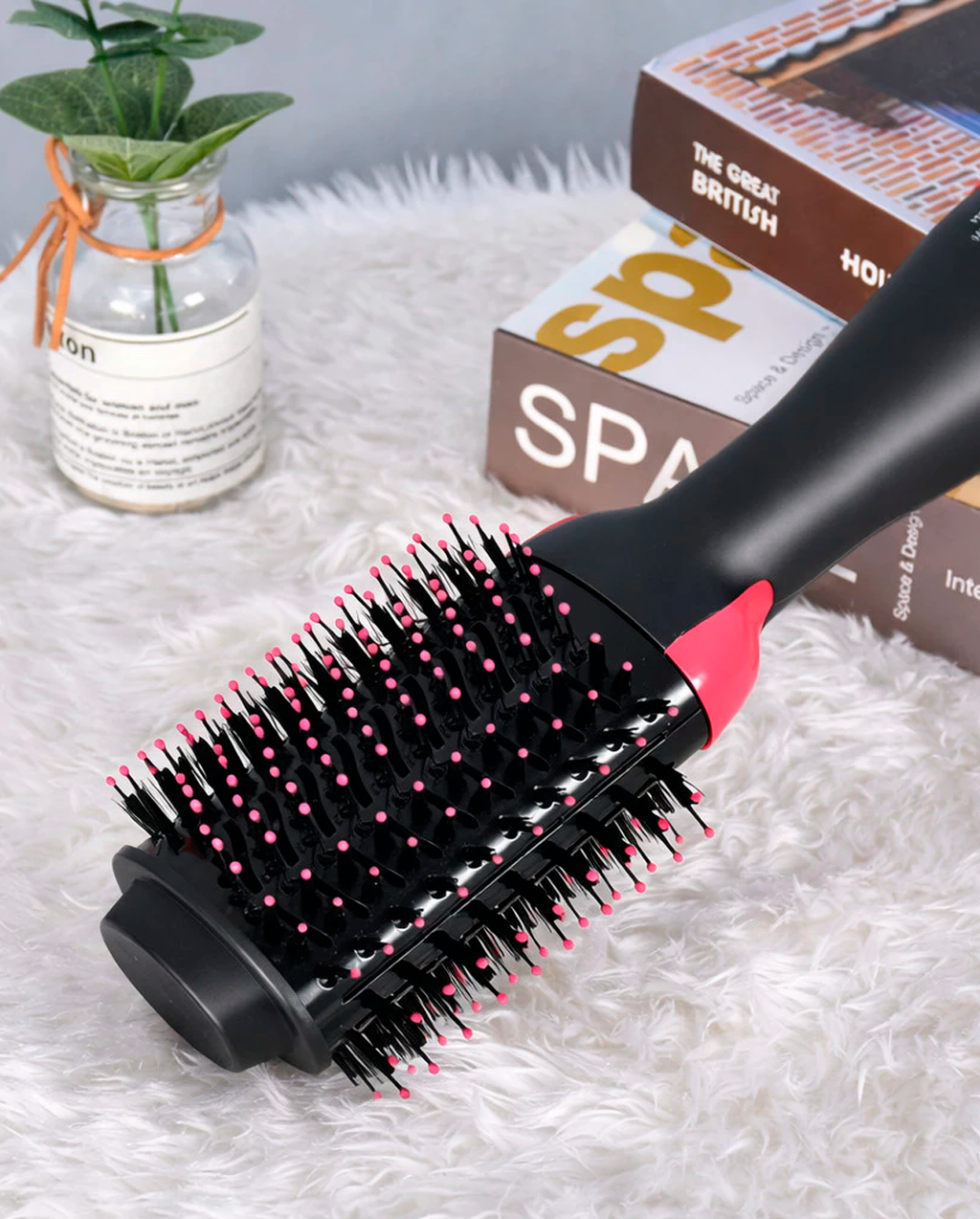 Escova Secadora 3 em 1 Profissional | 1000W | Alisa Seca Modela com Íons Antifrizz | 110V
