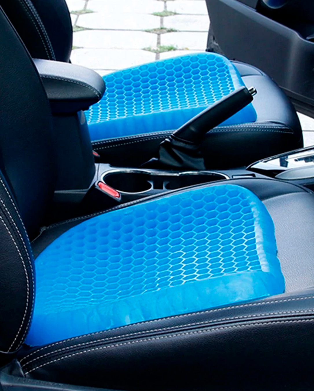 Assento Almofada Gel Silicone Ortopédico Para Carro Escritório E Cadeiras