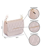 Kit 4 Bolsas Femininas De Ombro Lateral E Transversal Carteira e Necessaire