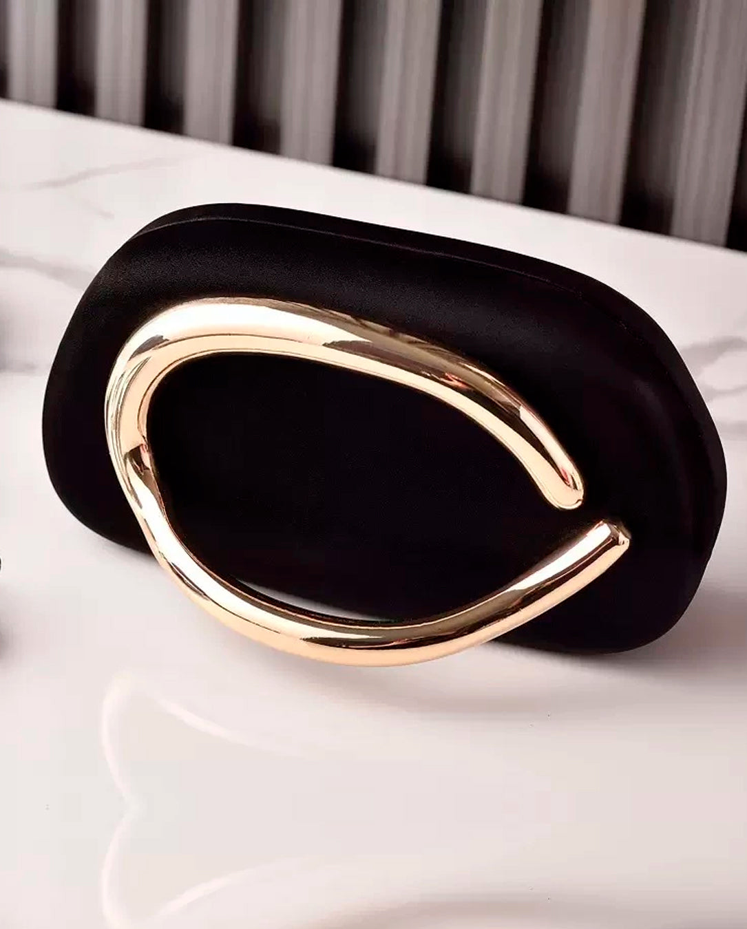 Bolsa Feminina Clutch De Festa Casamento Alça Corrente Dourada
