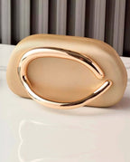 Bolsa Feminina Clutch De Festa Casamento Alça Corrente Dourada