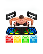 Apoio Para Flexão 14 em 1 Prancha De Braço Treino Livre Exercícios Costas Ombro JH