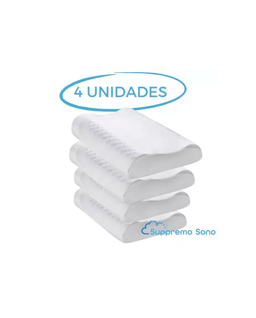 Travesseiro Cervical Ortopédico Magnético Com Infravermelho Terapêutico Pillow Anatômico Anti Ronco