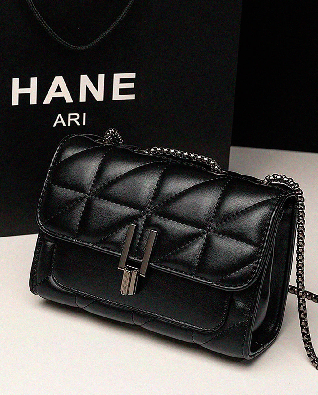 Bolsa Transversal Modelo Helô Fashion Ombro Crossbody Alça Corrente
