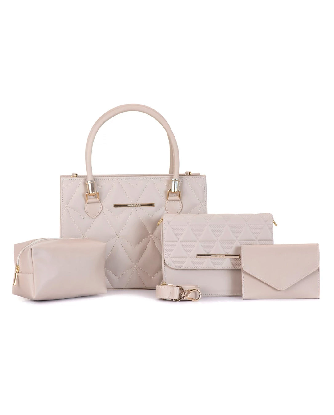 Kit 4 Bolsas Femininas De Ombro Lateral E Transversal Carteira e Necessaire