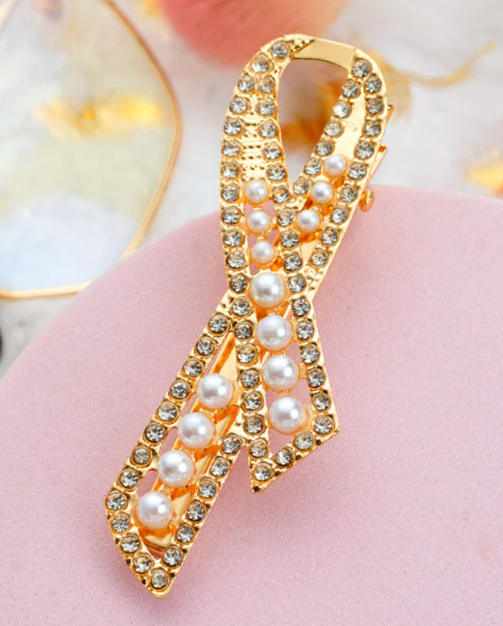 Kit 6 a 24 Unidades De Grampo De Cabelo Feminino Com Strass Elegante
