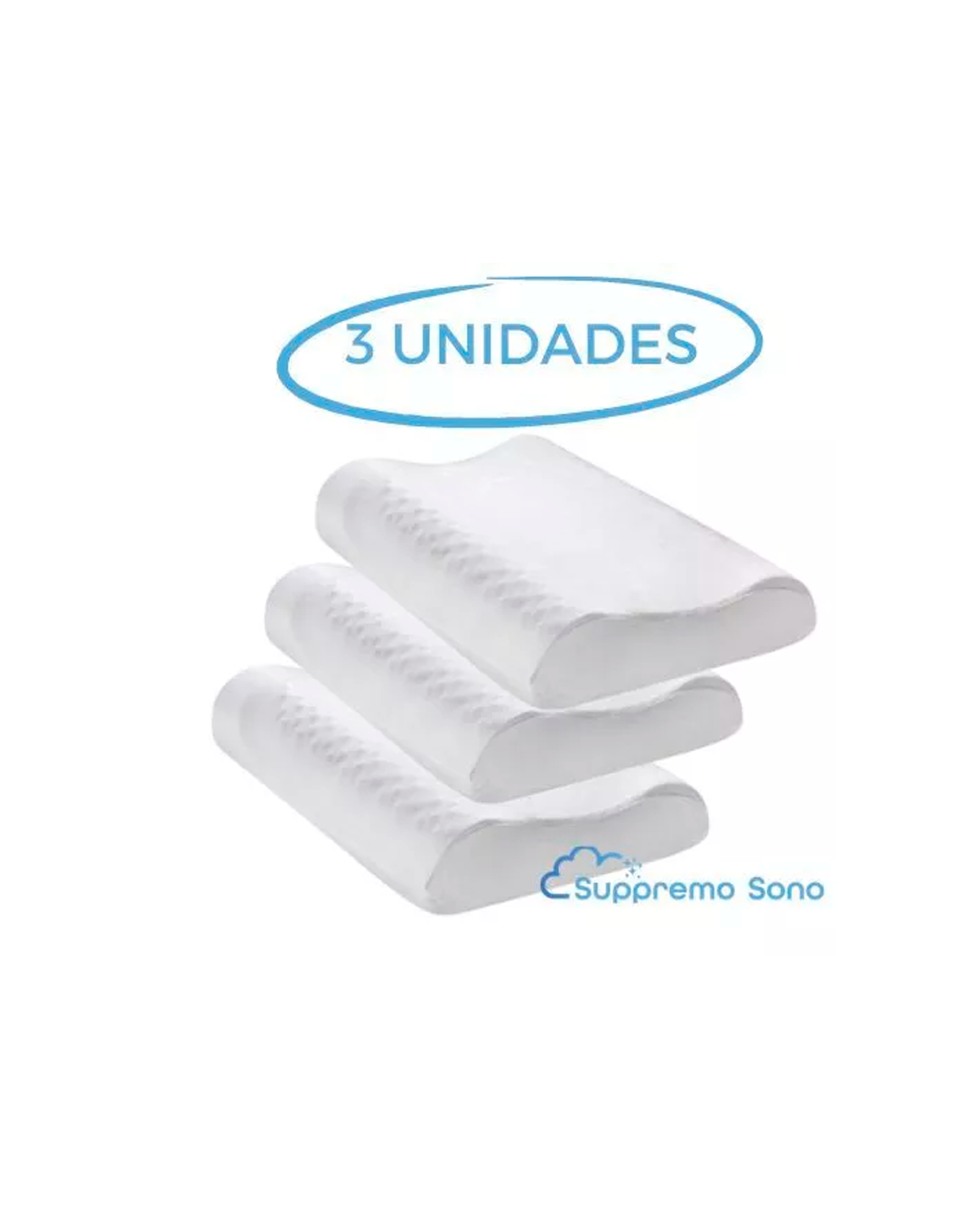 Travesseiro Cervical Ortopédico Magnético Com Infravermelho Terapêutico Pillow Anatômico Anti Ronco