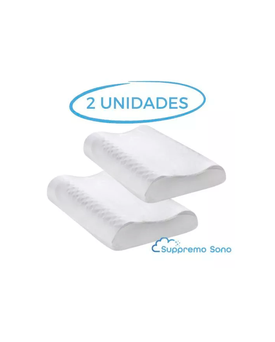 Travesseiro Cervical Ortopédico Magnético Com Infravermelho Terapêutico Pillow Anatômico Anti Ronco