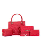 Kit 4 Bolsas Femininas De Ombro Lateral E Transversal Carteira e Necessaire