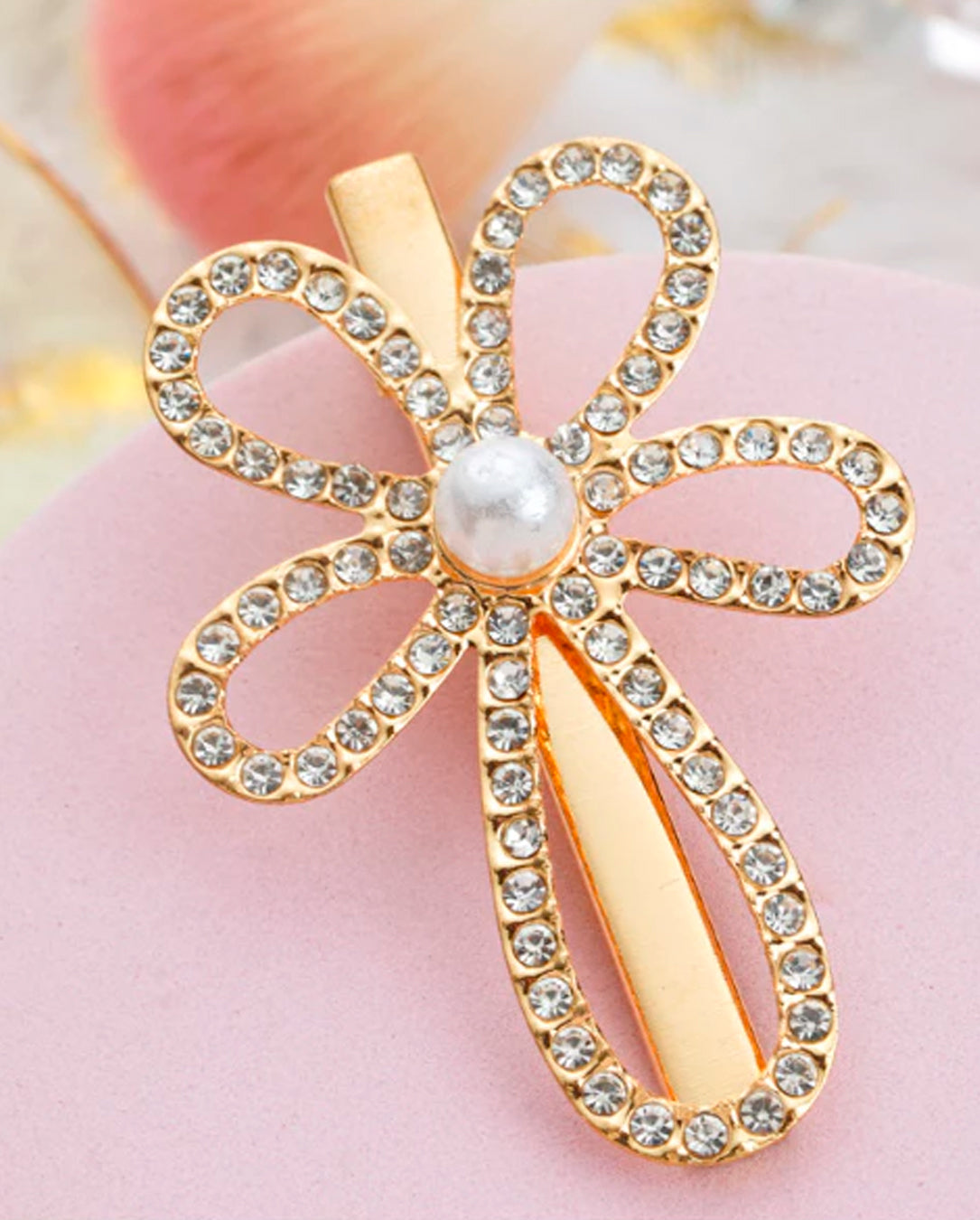 Kit 6 a 24 Unidades De Grampo De Cabelo Feminino Com Strass Elegante
