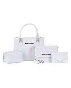 Kit 4 Bolsas Femininas De Ombro Lateral E Transversal Carteira e Necessaire