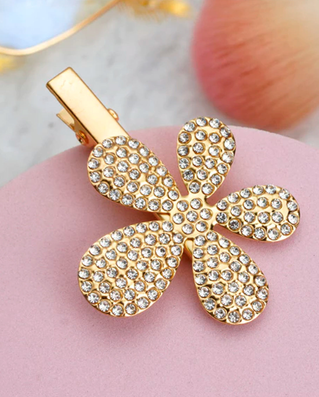 Kit 6 a 24 Unidades De Grampo De Cabelo Feminino Com Strass Elegante