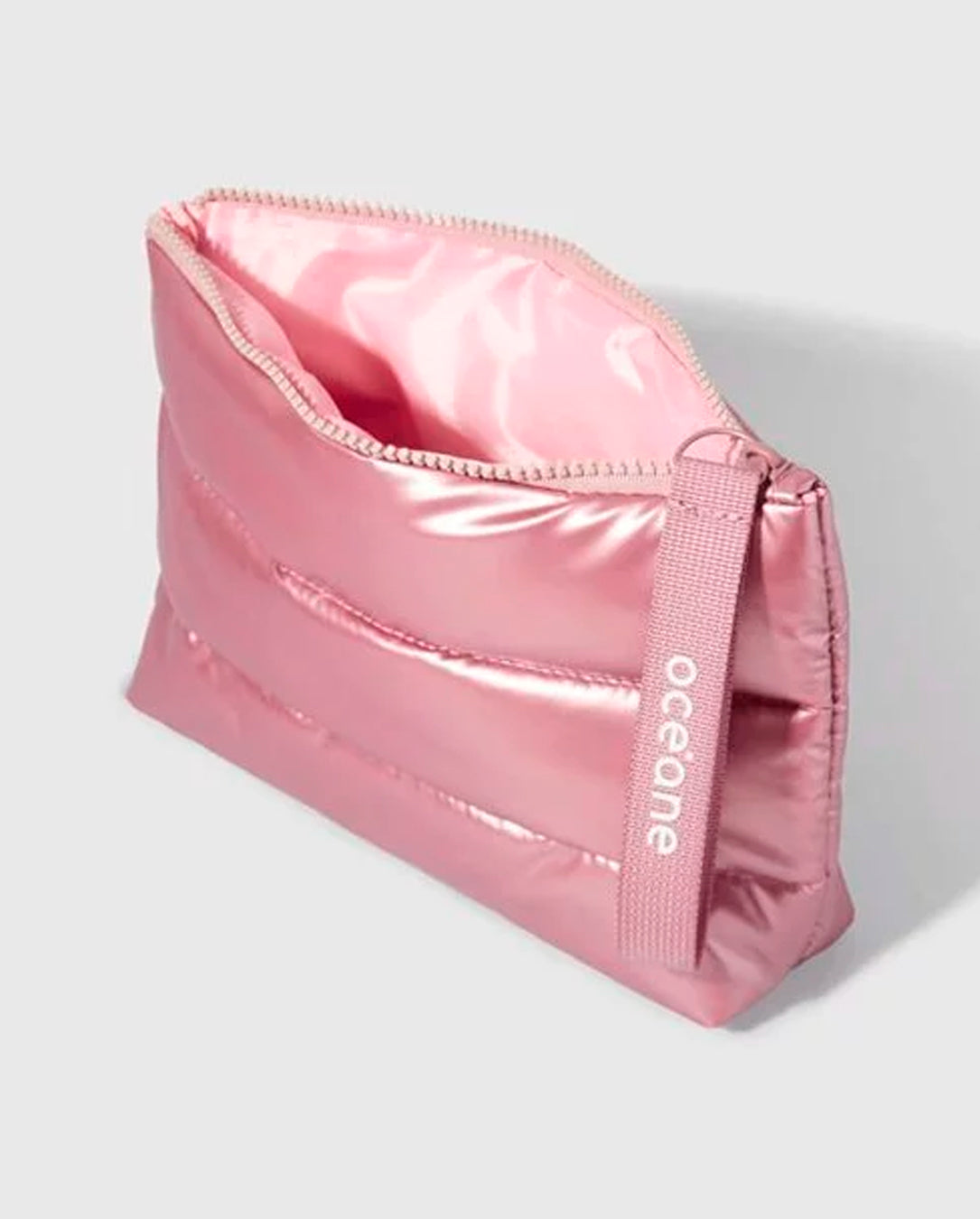 Bolsa Necessaire OCEANE Puffer Rosé Design Matelasse