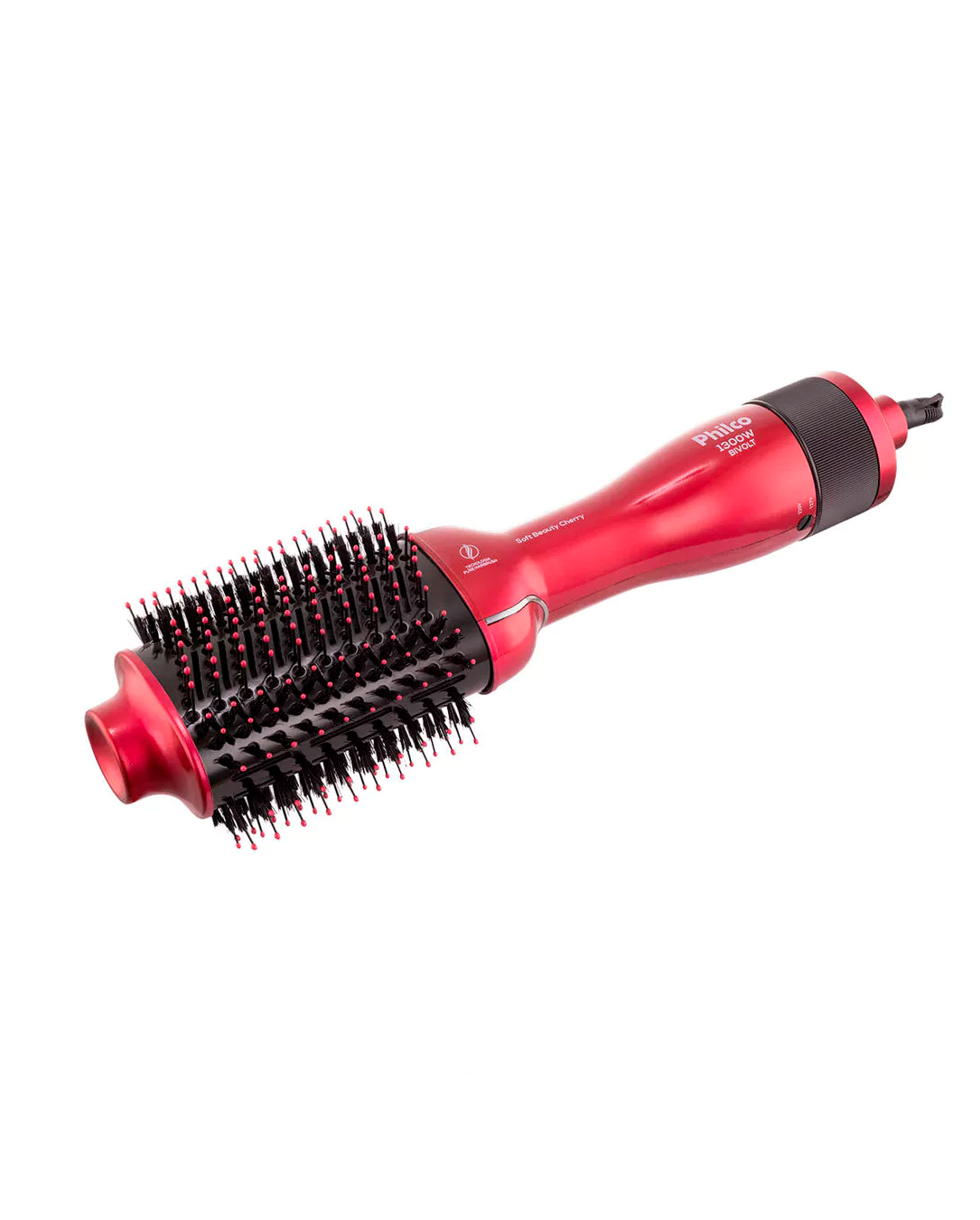 Escova Secadora Philco 4 em 1 Bivolt Soft Beauty Cherry