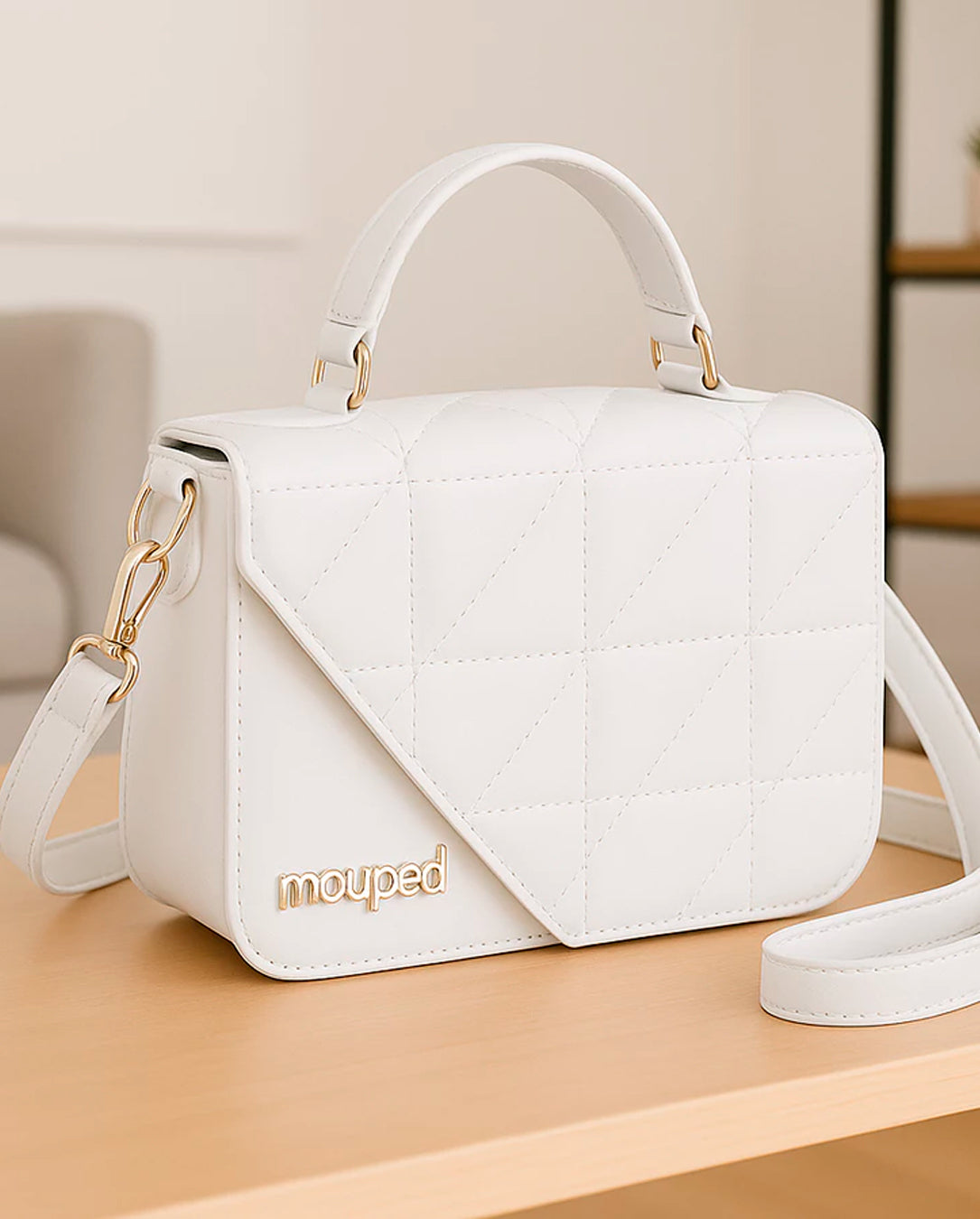 Bolsa Mia Feminina De Mão E Transversal Couro Ecológico Várias Cores