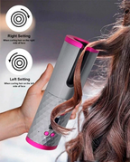 Modelador De Cabelo Automático Sem Fio Com Bateria Recarregável De Cerâmica Embutida Marisa
