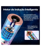 Modelador De Cabelo Automático Sem Fio Com Bateria Recarregável De Cerâmica Embutida Marisa