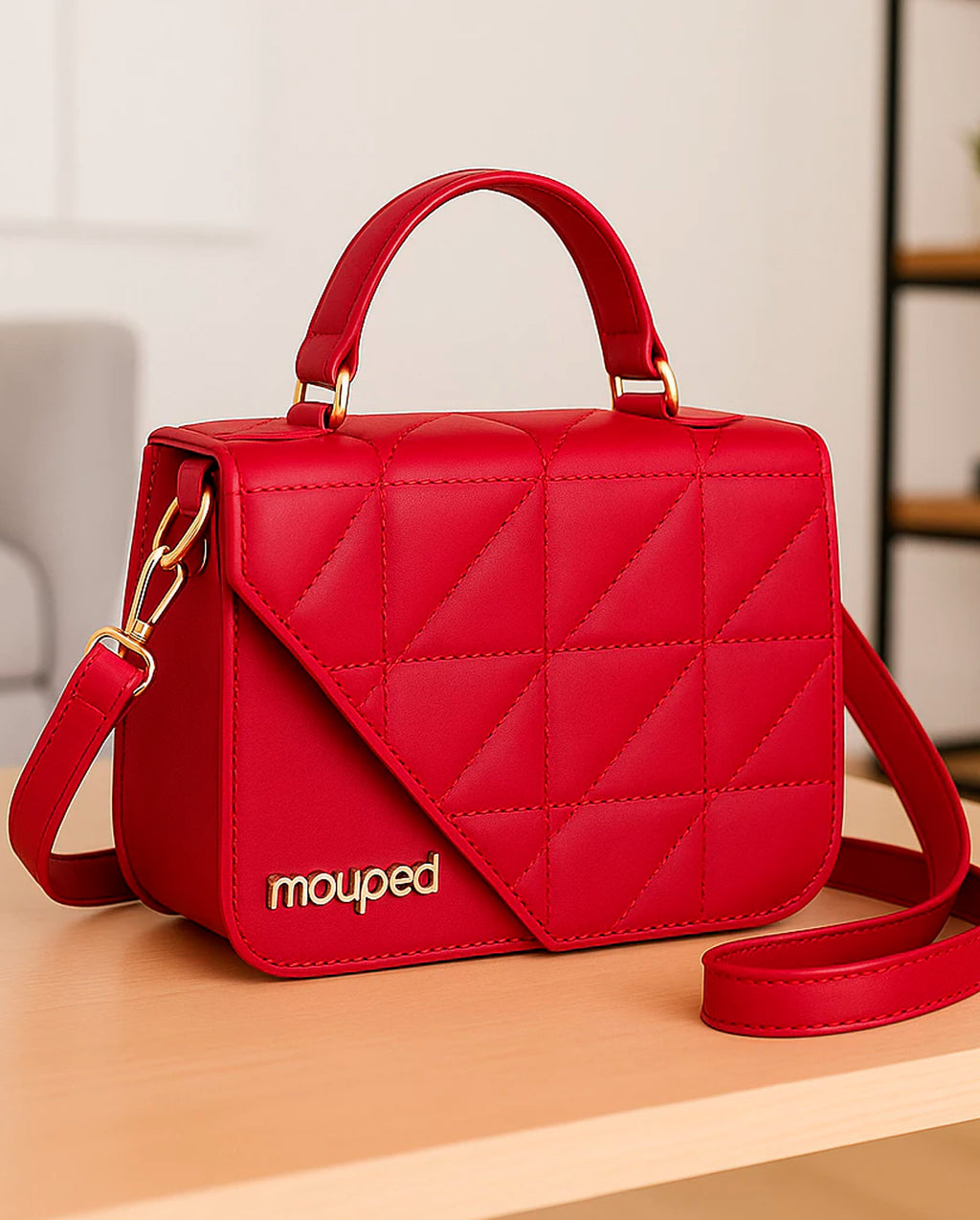 Bolsa Mia Feminina De Mão E Transversal Couro Ecológico Várias Cores